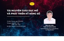 Lý thuyết cơ bản về Tài nguyên Giáo dục Mở (TNGDM) và Demo khai thác TNGDM, 22/06/2023, tại Trường Đại học Ngoại ngữ - Tin học TP. Hồ Chí Minh (HUFLIT)
