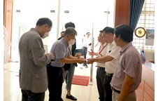 Trung tâm Thông tin – Thư viện Nguyễn Thúc Hào làm việc với đoàn công tác của Trường Đại học Quốc gia Jeonbuk, Hàn Quốc