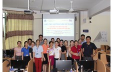 Lớp tập huấn sử dụng phần mềm quản lý thư viện KIPOS tại Trung tâm TT-TV Nguyễn Thúc Hào trường Đại Học Vinh