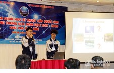 13 dự án thi khoa học kỹ thuật học sinh trung học tại Nghệ An lọt vòng 2 để chọn đội tuyển quốc gia