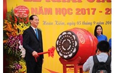 Thư của Chủ tịch nước Trần Đại Quang gửi ngành Giáo dục nhân dịp khai giảng năm học mới 2018 - 2019