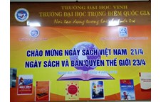 Trung tâm TT-TV Nguyễn Thúc Hào tổ chức chào mừng ngày sách Việt Nam 21/4; Ngày sách và bản quyền Thế giới 23/4 Năm 2019